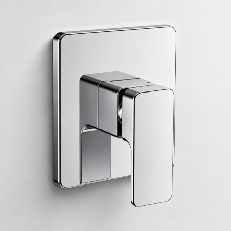 copy of Mezclador Monocontrol Cuadrado Ducha - Bronce Cromado