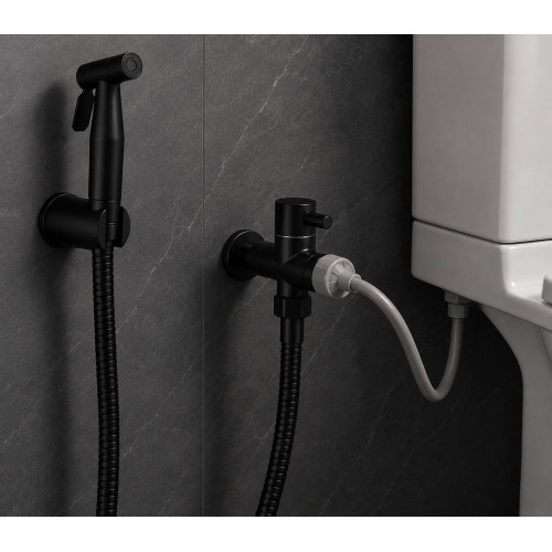 Bidet Sanitario Standar 1/2 Negro Desviador Tames Soltanto