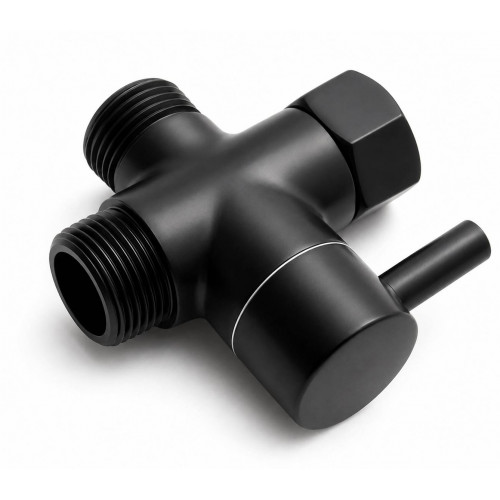 Bidet Sanitario Standar 1/2 Negro Desviador Tames Soltanto