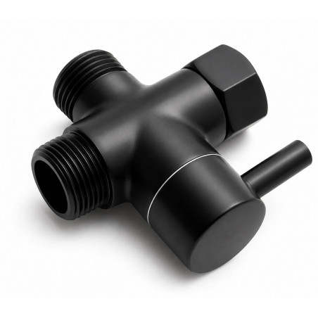 Bidet Sanitario Standar 1/2 Negro Desviador Tames Soltanto