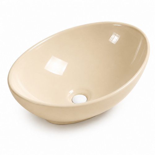 Lavamanos alto Color Beige con Griferia Mezcladora