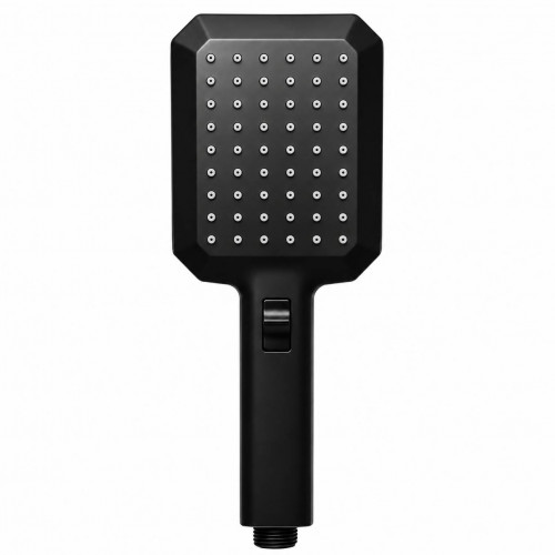 Kit Mezclador Ducha Con Desviador Negro-teleducha-ducha 30cm