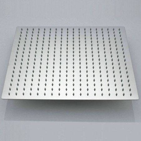 Ducha, Regadera Metálica 40x40 Cuadrada Kit Tubo Megaducha