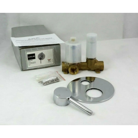Kit Mezclador Desviador-ducha Redonda 30 cm -teleducha-tubo