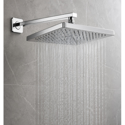 Kit Completo Ducha 20 cm Mezclador Ducha Panel-tubo Cuadrado