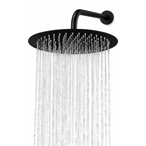 copy of Kit Completo Mezclador Ducha Negro Y Ducha 20cm Tubo Pared