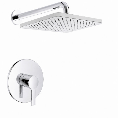 Kit Griferia Ducha Anticalcarea -mezclador Emblema+tubo