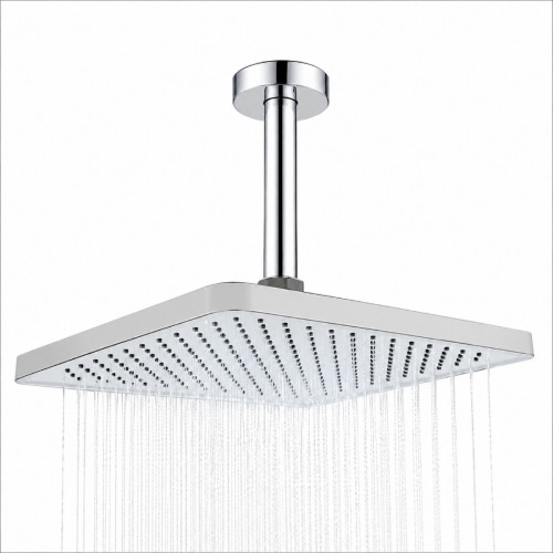 Ducha, Regadera Panel Antihongos Abs 20 Cm Tubo De Techo