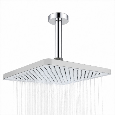 Ducha, Regadera Panel Antihongos Abs 20 Cm Tubo De Techo