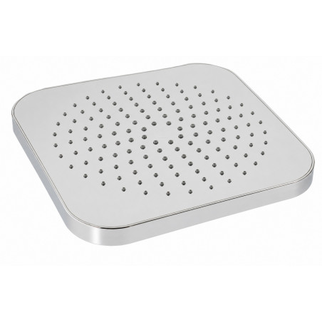 Kit Ducha Regadera 20 cm ABS Anticalcarea Tames Con Tubo Pared