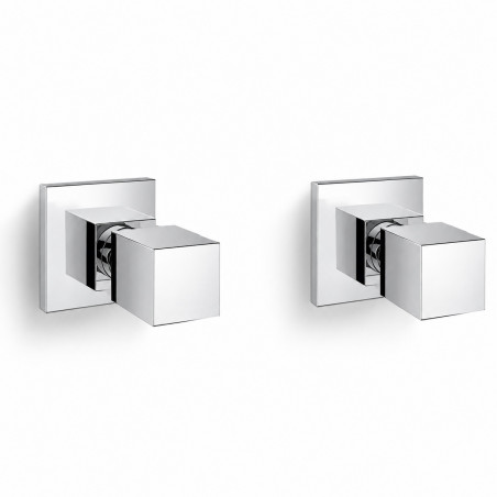 Kit Regadera Metálica 25 cm Tubo A Pared Mezclador Ducha Sott