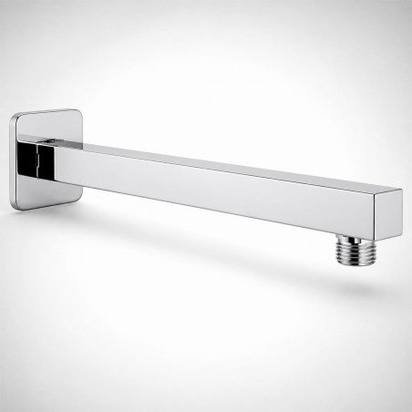 Kit Regadera Metálica 25cm Tubo Pared Mezclador Ducha Tames