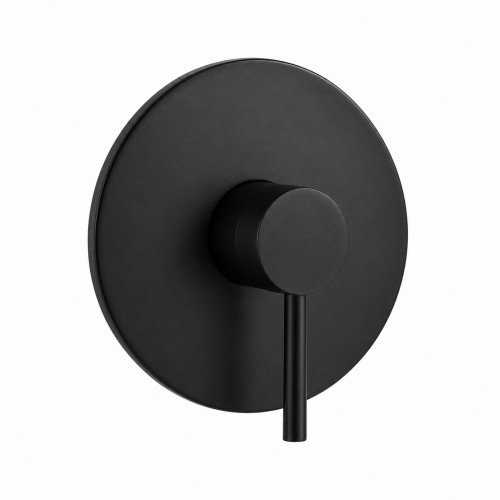 Kit Ducha Acero Negra 30 cm + Mezclador + Tubo
