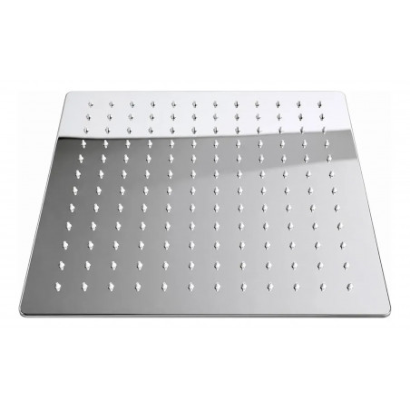 Kit Regadera Metálica 25cm Tubo Cuadrado Mezclador Ducha 8