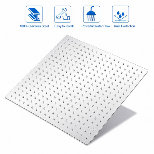 Mezclador Desviador Caja -ducha 40cm-tubo Techo-teleducha