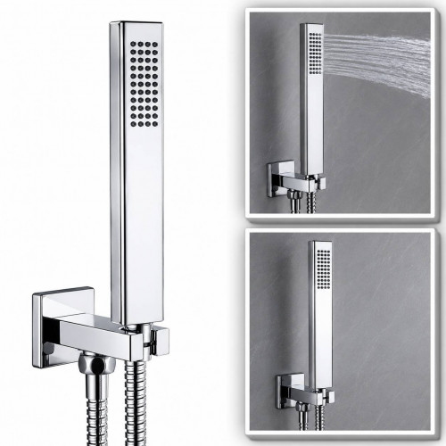 Mezclador Desviador Caja -ducha 25 cm-tubo Pared - Teleducha