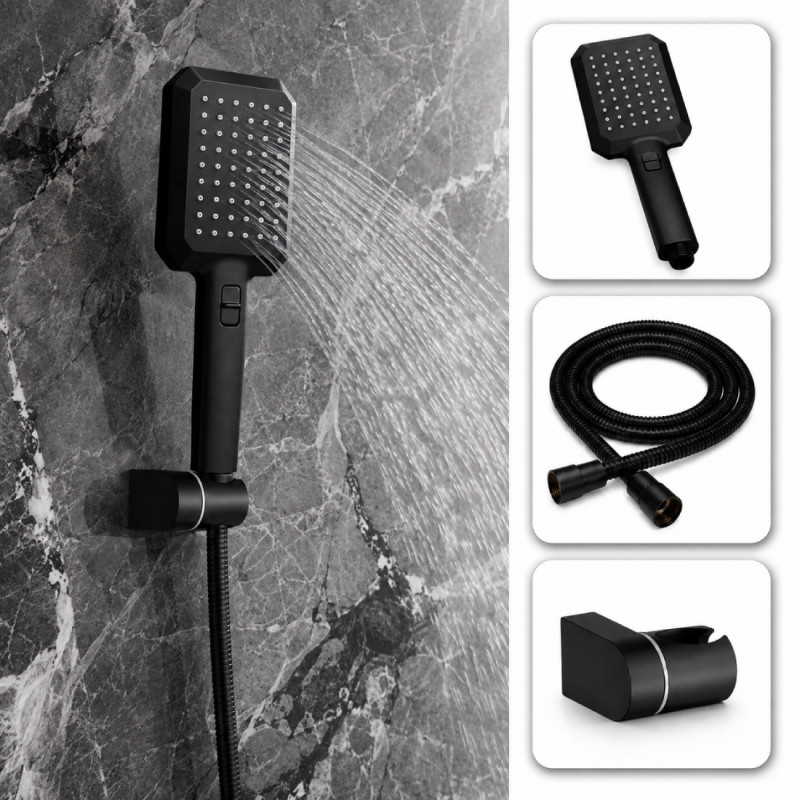 copy of Kit Tele Ducha Redonda - Desviador -manguera -soporte