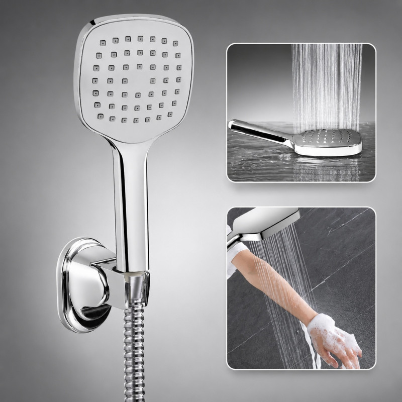 Kit Teleducha Lluvia Cascata - Desviador -manguera -soporte