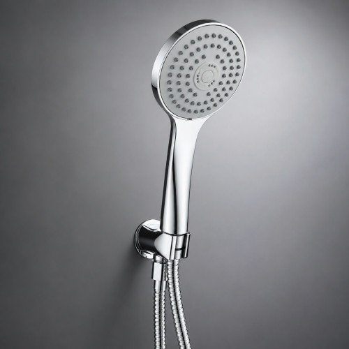 Kit Desviador Metalico- Ducha Redonda 20 Con Soporte