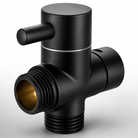 Bidet Sanitario Metálico Negro Con Desviador Estándar Tames