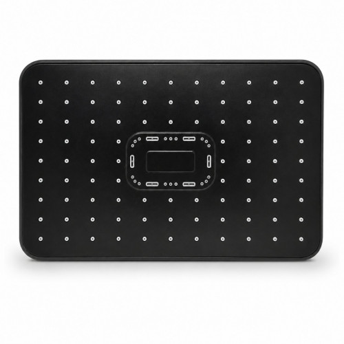 Kit Ducha Experience Negra Rectangular + Mezclador + Tubo