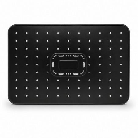 Kit Ducha Experience Negra Rectangular + Mezclador + Tubo