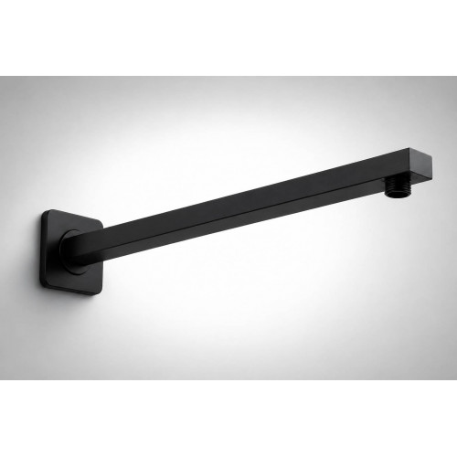 Tubo Ducha Cuadrado Color Negro De 40 cm (no incluye ducha)
