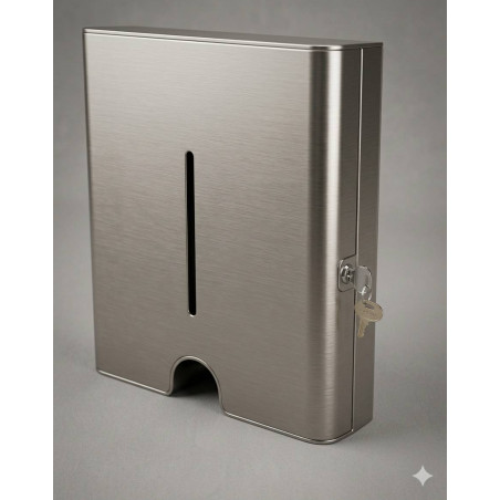 Dispensador En Acero Inoxidable Para 400 A 500 Toallas