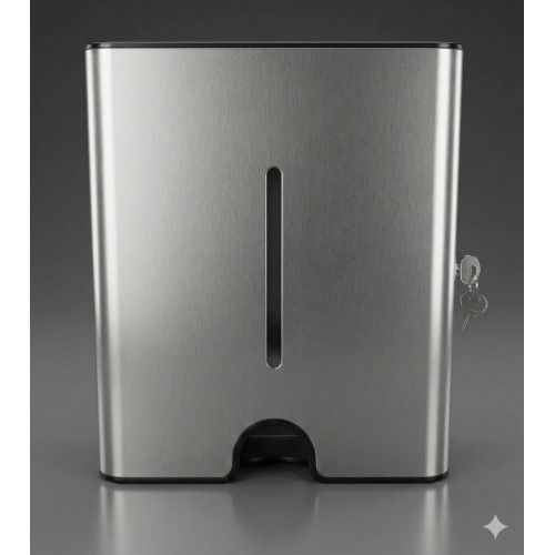 Dispensador En Acero Inoxidable Para 400 A 500 Toallas