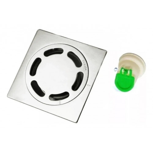 Rejilla En Acero Sifón De Piso Para Baño 3  X 1  1/2