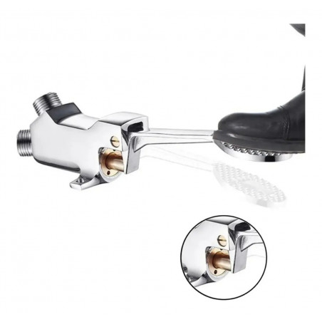 Kit Válvula Llave Pedal Tráfico Pesado Cuello- Acoples 120 cm