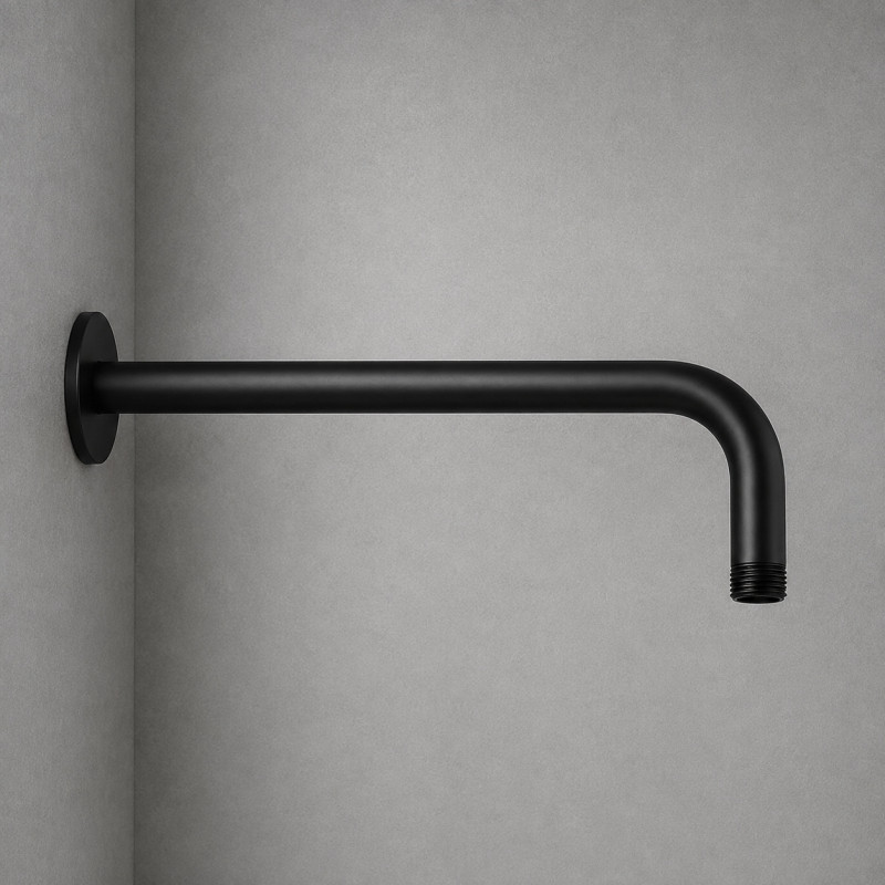 Tubo para Regadera o Ducha Metálico Negro