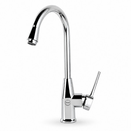 Griferia Lavaplatos Monocontrol Premium Cuello 360 Grados