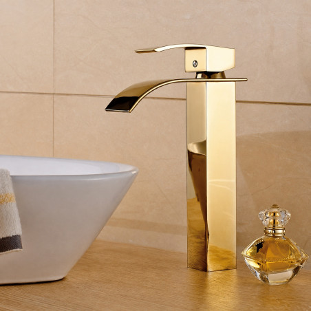 Grifera Cascada Siberia Gold Dorada Mezclador Alta