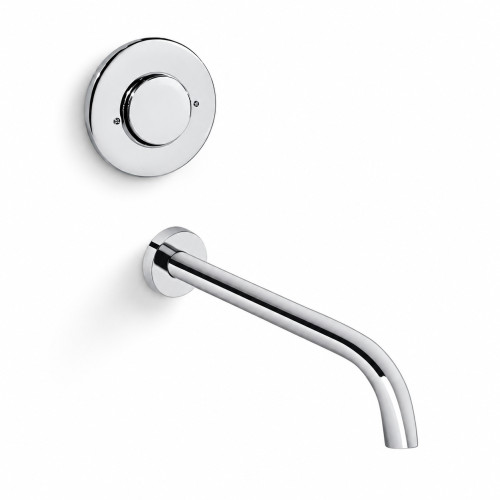 Grifería de Pared para Línea Push Lavamanos Anti-vandálica