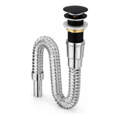 Kit Lavamanos Coal Con Grifo Cigno Y Desagüe Ajustable