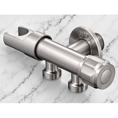 Teleducha Bidet Sanitario Acero 304 Satinado Doble Salida