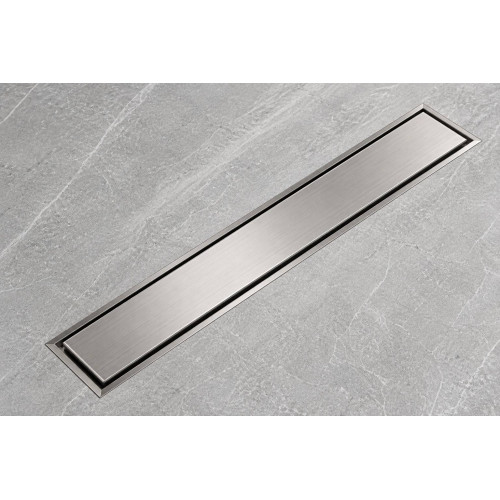 Rejilla Piso Oculta 60x10 Acero Inox 304 Antiolor Atrapa Pelo