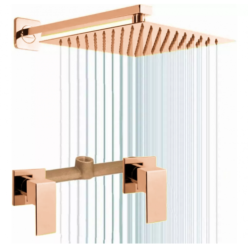 Kit Regadera Oro Rose 30cm...