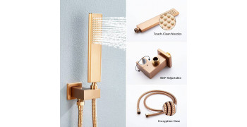 Kit Duchas Y Teleduchas Oro Rosa