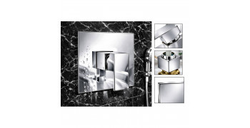 Mezclador de ducha, Monomando de ducha y Mezclador doble manija para regadera