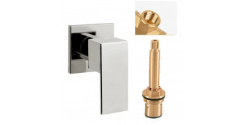 Llave registros para ducha, Griferia registro, Registro Agua Fria,