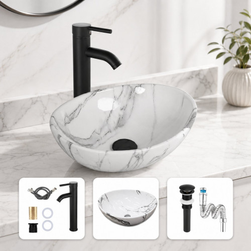 Kit Completo Lavabo Venato...